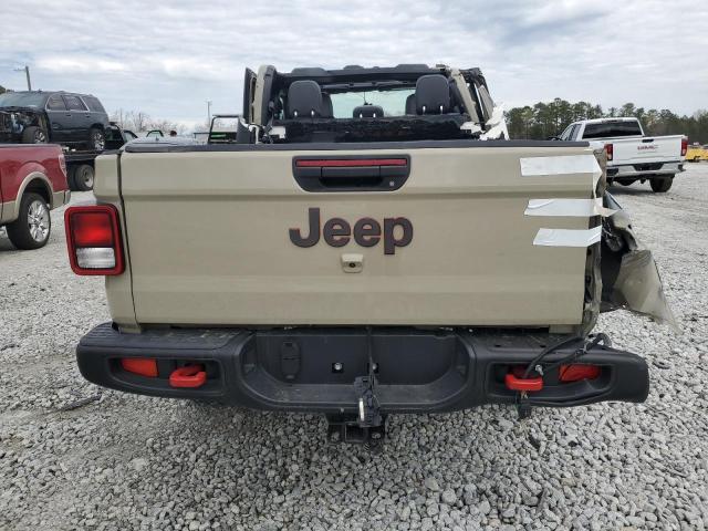 1C6JJTBG5NL182952 - 2022 JEEP GLADIATOR RUBICON TAN photo 6