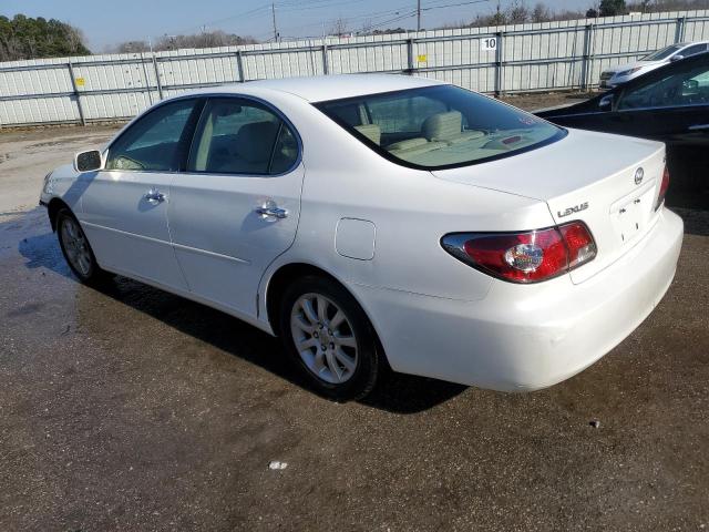 JTHBF30G936016123 - 2003 LEXUS ES 300 WHITE photo 2