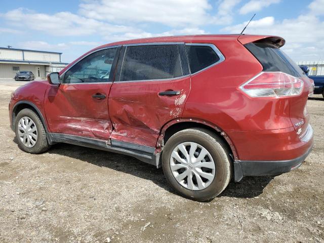 5N1AT2MT6GC839795 - 2016 NISSAN ROGUE S RED photo 2