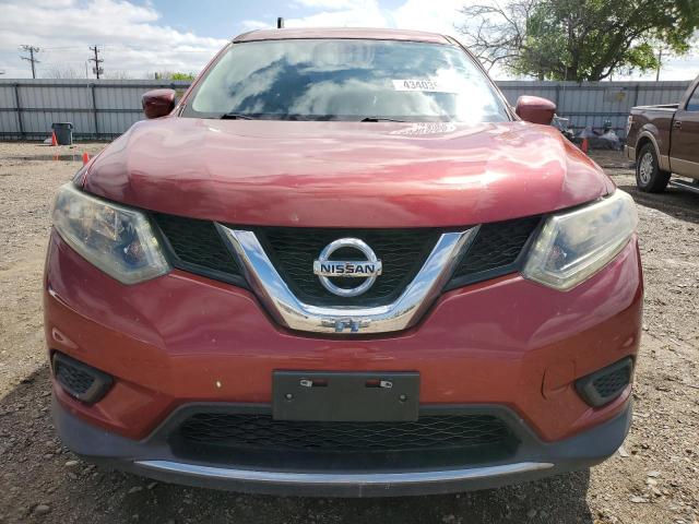 5N1AT2MT6GC839795 - 2016 NISSAN ROGUE S RED photo 5