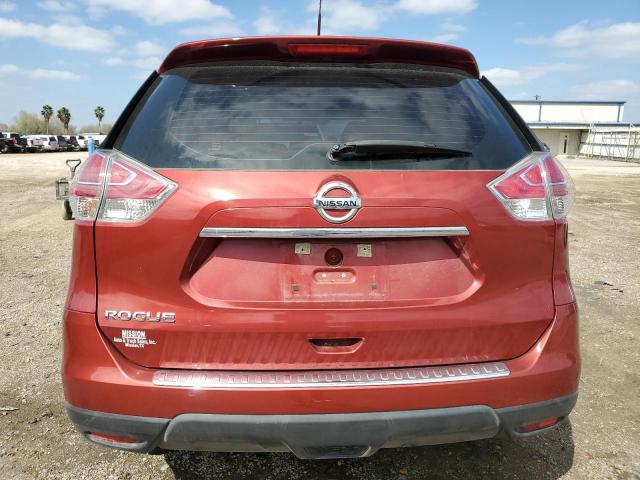5N1AT2MT6GC839795 - 2016 NISSAN ROGUE S RED photo 6