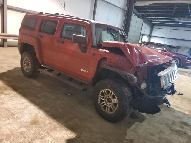 5GTDN136668102186 - 2006 HUMMER H3 RED photo 4