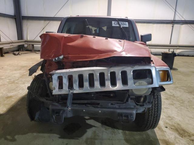 5GTDN136668102186 - 2006 HUMMER H3 RED photo 5