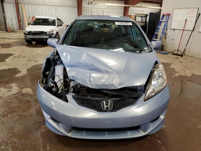 JHMGE8H48AC027869 - 2010 HONDA FIT SPORT BLUE photo 5