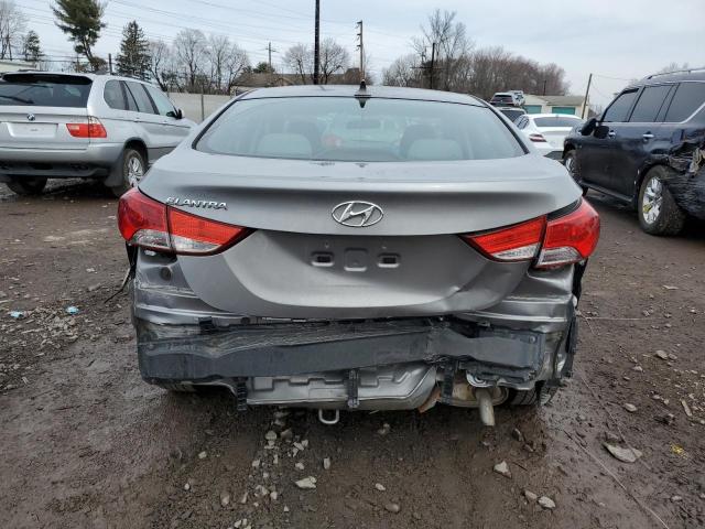 KMHDH4AE5BU141908 - 2011 HYUNDAI ELANTRA GLS GRAY photo 6