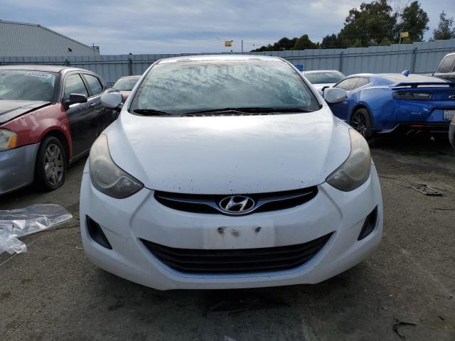 5NPDH4AEXBH038482 - 2011 HYUNDAI ELANTRA GLS WHITE photo 5