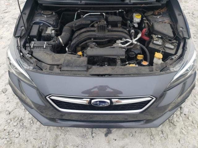 4S3GTAA60K3744889 - 2019 SUBARU IMPREZA GRAY photo 11