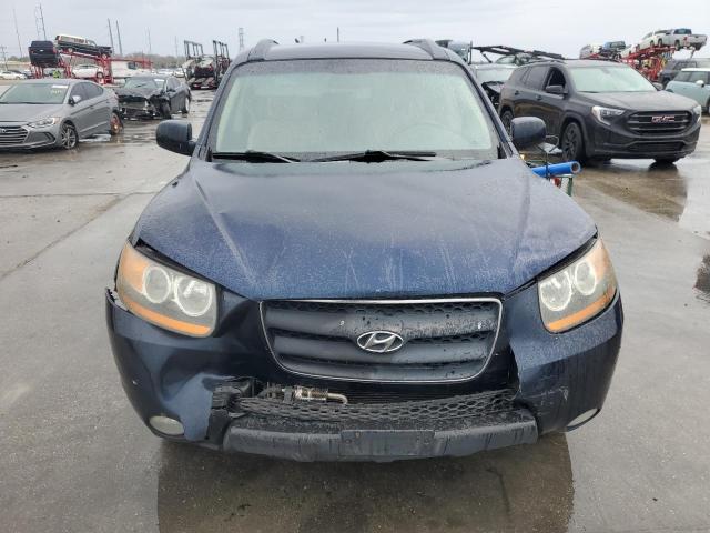 5NMSH13E28H165994 - 2008 HYUNDAI SANTA FE SE BLUE photo 5