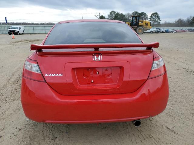 2HGFG12899H524692 - 2009 HONDA CIVIC EX RED photo 6