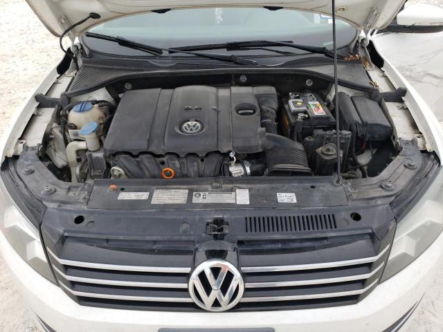 1VWBP7A30CC020304 - 2012 VOLKSWAGEN PASSAT SE WHITE photo 11