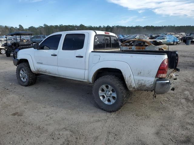 3TMLU42N05M001140 - 2005 TOYOTA TACOMA DOUBLE CAB WHITE photo 2