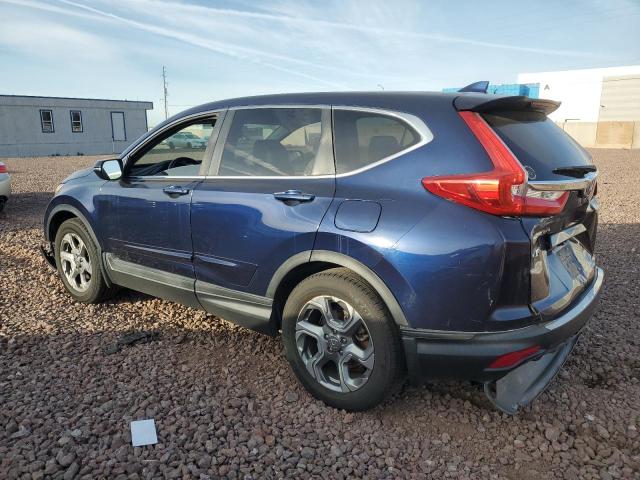 2HKRW1H87HH505327 - 2017 HONDA CR-V EXL BLUE photo 2