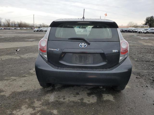 JTDKDTB34D1534186 - 2013 TOYOTA PRIUS C CHARCOAL photo 6