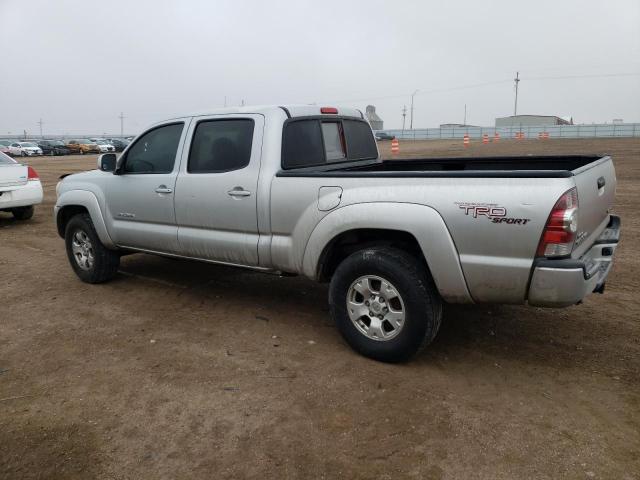 3TMMU4FN9AM019726 - 2010 TOYOTA TACOMA DOUBLE CAB LONG BED SILVER photo 2