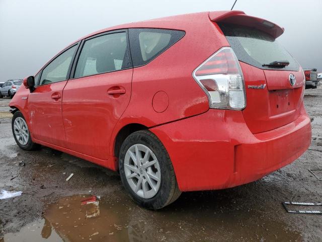 JTDZN3EUXGJ054495 - 2016 TOYOTA PRIUS V RED photo 2