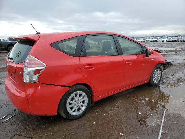 JTDZN3EUXGJ054495 - 2016 TOYOTA PRIUS V RED photo 3