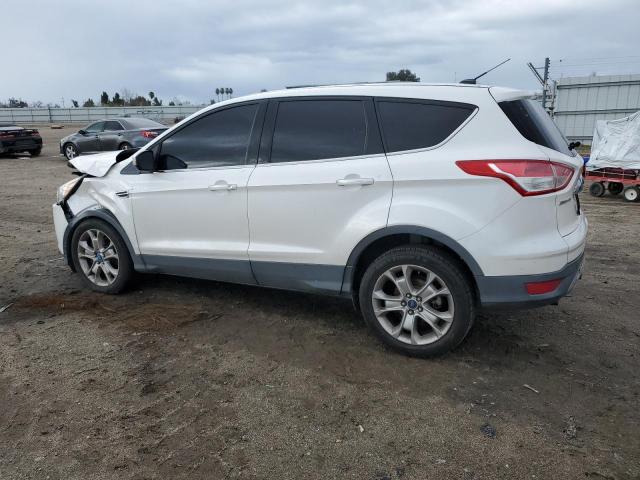 1FMCU0H93DUB15514 - 2013 FORD ESCAPE SEL WHITE photo 2