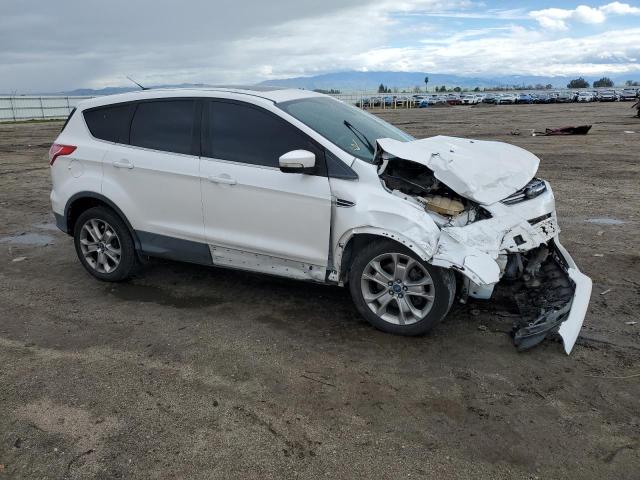 1FMCU0H93DUB15514 - 2013 FORD ESCAPE SEL WHITE photo 4