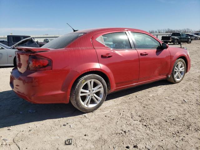 1C3CDZEG1CN253139 - 2012 DODGE AVENGER SXT RED photo 3