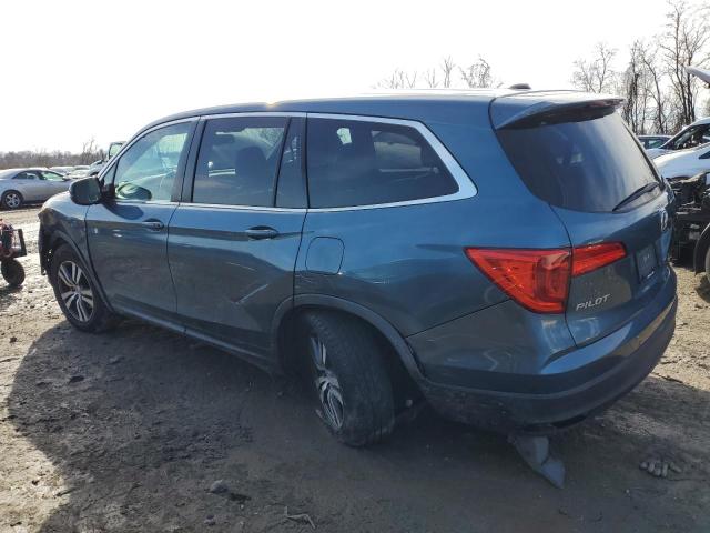 5FNYF6H70GB096889 - 2016 HONDA PILOT EXLN BLUE photo 2