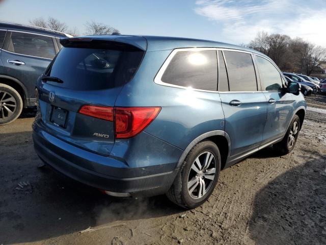 5FNYF6H70GB096889 - 2016 HONDA PILOT EXLN BLUE photo 3