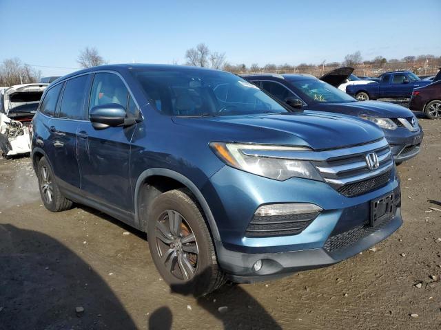 5FNYF6H70GB096889 - 2016 HONDA PILOT EXLN BLUE photo 4