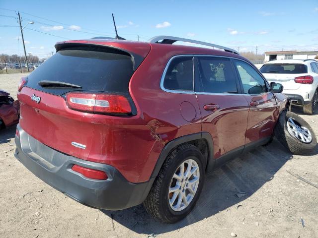 1C4PJMCB8GW256104 - 2016 JEEP CHEROKEE LATITUDE BURGUNDY photo 3