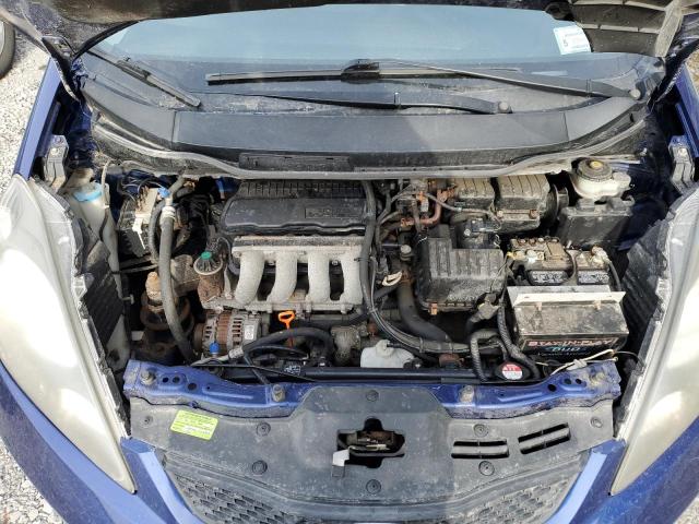 JHMGE8G39DC063101 - 2013 HONDA FIT BLUE photo 11