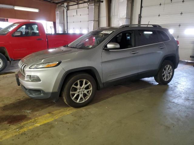 1C4PJMCS0EW107621 - 2014 JEEP CHEROKEE LATITUDE GRAY photo 1