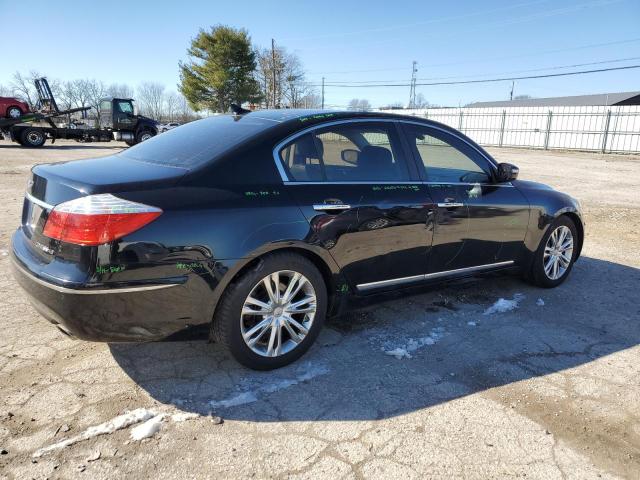 KMHGC4DF6BU131369 - 2011 HYUNDAI GENESIS 4.6L BLACK photo 3