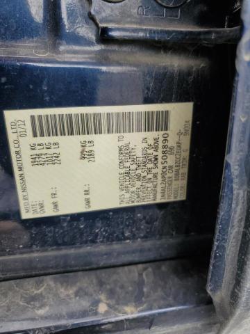 1N4AL2AP0CN508890 - 2012 NISSAN ALTIMA BASE 蓝色 照片 12