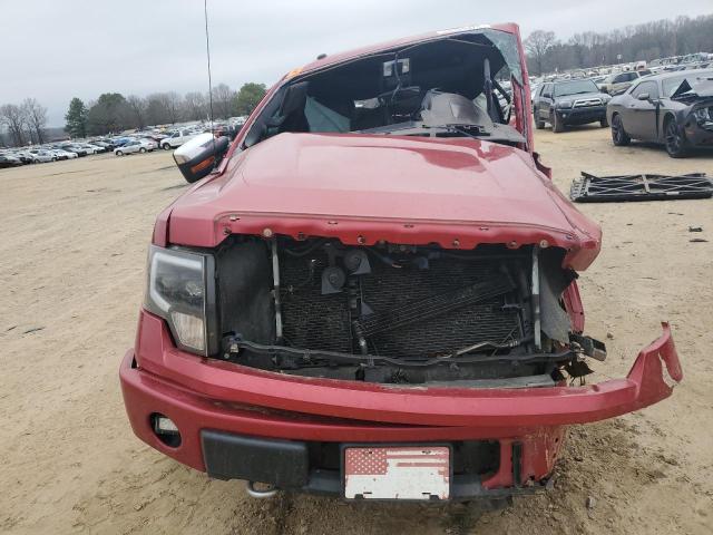 1FTFW1EV5AFB14819 - 2010 FORD F150 SUPERCREW RED photo 5