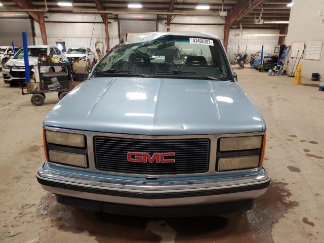 1GTDC14H6NZ536100 - 1992 GMC SIERRA C1500 BLUE photo 5