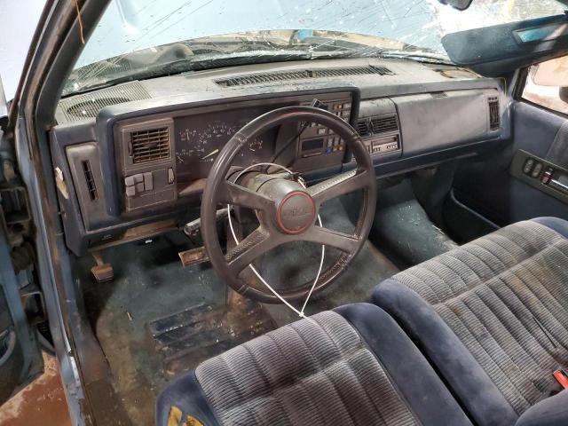 1GTDC14H6NZ536100 - 1992 GMC SIERRA C1500 BLUE photo 8