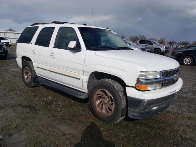 1GNEC13T85R171100 - 2005 CHEVROLET TAHOE C1500 WHITE photo 4