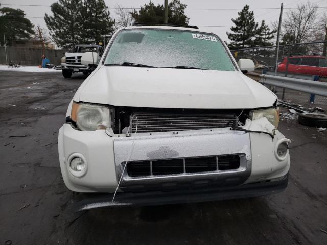 1FMCU0EG6BKB29161 - 2011 FORD ESCAPE LIMITED WHITE photo 5