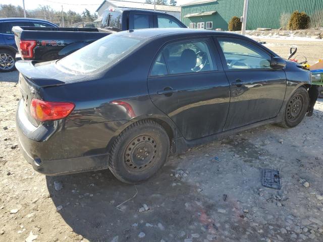 1NXBU4EE9AZ322943 - 2010 TOYOTA COROLLA BASE BLACK photo 3