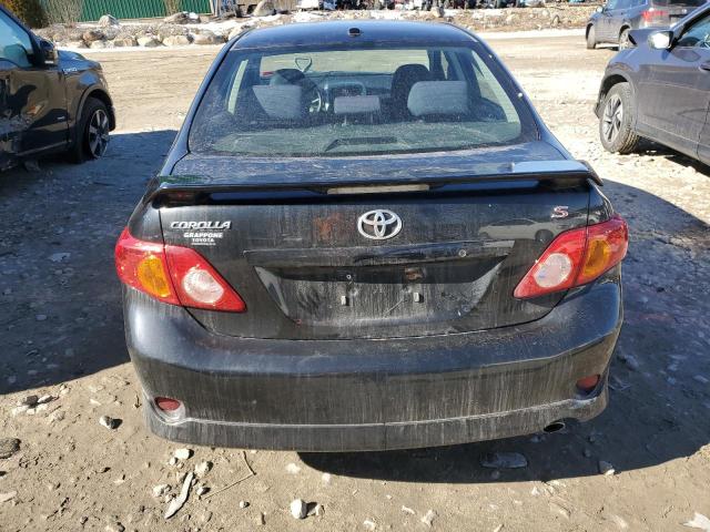 1NXBU4EE9AZ322943 - 2010 TOYOTA COROLLA BASE BLACK photo 6