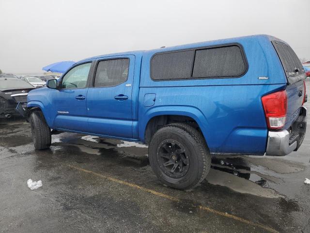 5TFAX5GN7HX090149 - 2017 TOYOTA TACOMA DOUBLE CAB BLUE photo 2