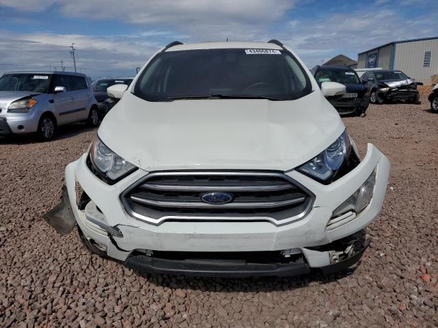 MAJ3S2GE4KC254192 - 2019 FORD ECOSPORT SE WHITE photo 5