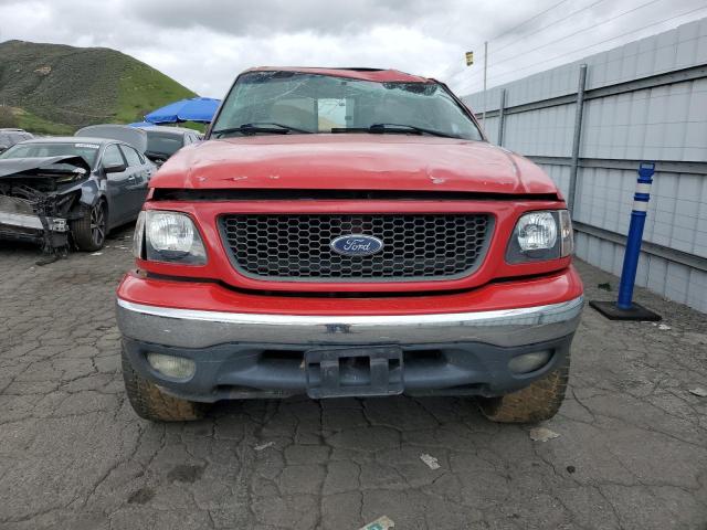 1FTRW08L31KC34532 - 2001 FORD F150 SUPERCREW RED photo 5