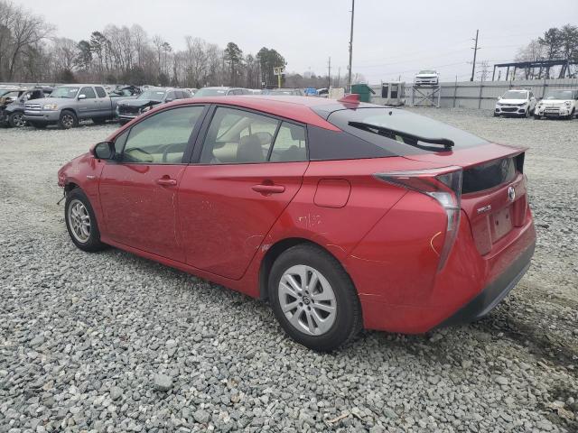 JTDKBRFU2G3506990 - 2016 TOYOTA PRIUS BURGUNDY photo 2