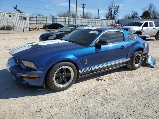 1ZVHT88S585142953 - 2008 FORD MUSTANG SHELBY GT500 BLUE photo 1