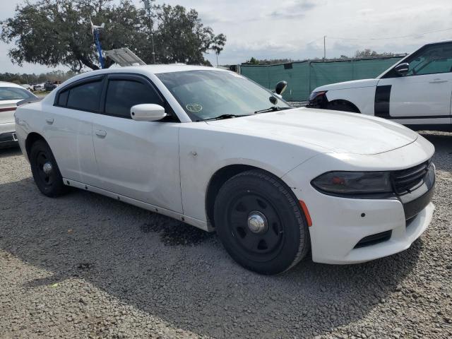 2C3CDXAG9FH795953 - 2015 DODGE CHARGER POLICE WHITE photo 4