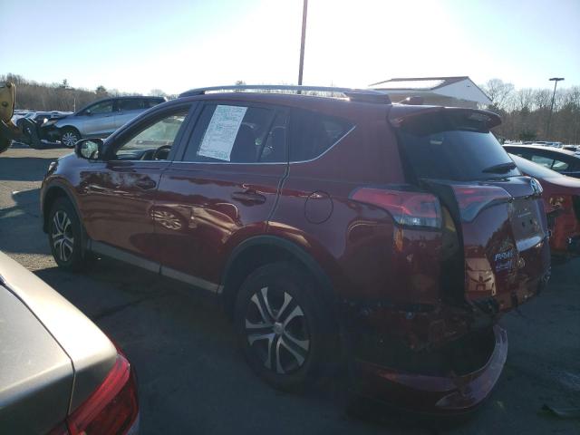 JTMBFREV0JD257301 - 2018 TOYOTA RAV4 LE RED photo 2