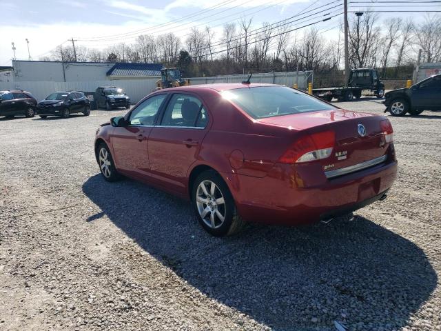 3MEHM0JG2AR636888 - 2010 MERCURY MILAN PREMIER RED photo 2