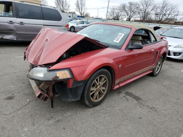 1FAFP44472F120765 - 2002 FORD MUSTANG RED photo 1