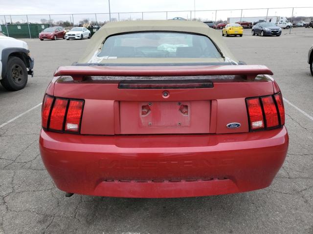 1FAFP44472F120765 - 2002 FORD MUSTANG RED photo 6