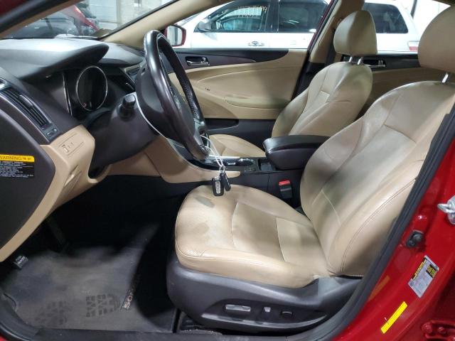 KMHEC4A42EA106761 - 2014 HYUNDAI SONATA HYBRID RED photo 7