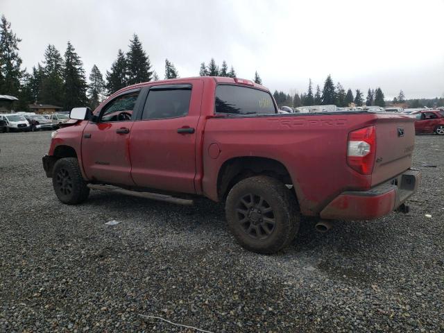 5TFDY5F19HX597952 - 2017 TOYOTA TUNDRA CREWMAX SR5 RED photo 2